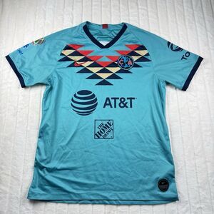 Nike Club America 2020-2021 Third Jersey Men's 2XL Turquoise Soccer Futbul Shirt